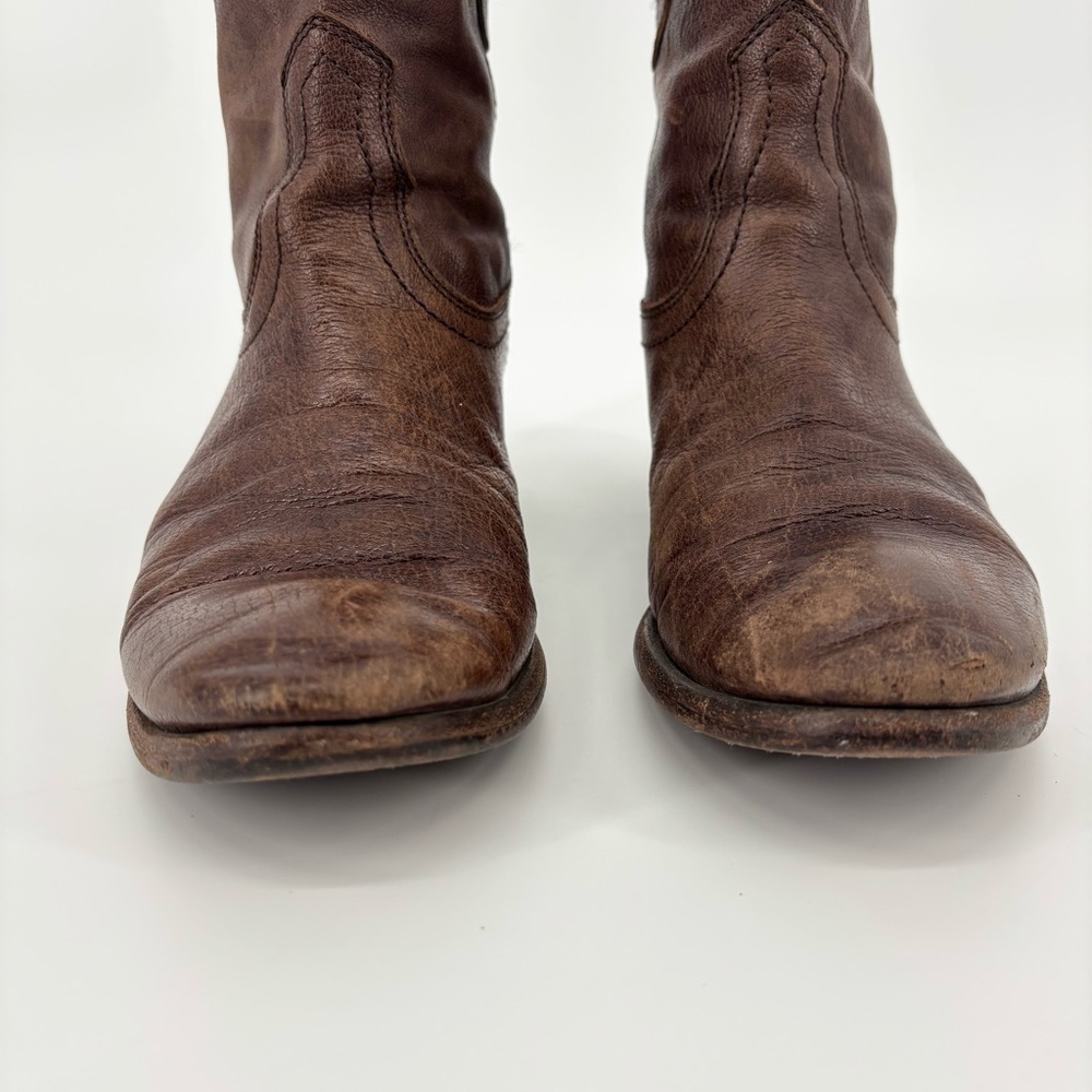 Frye Carson Shortie Boots Size 8 Brown - Picture 3 of 10